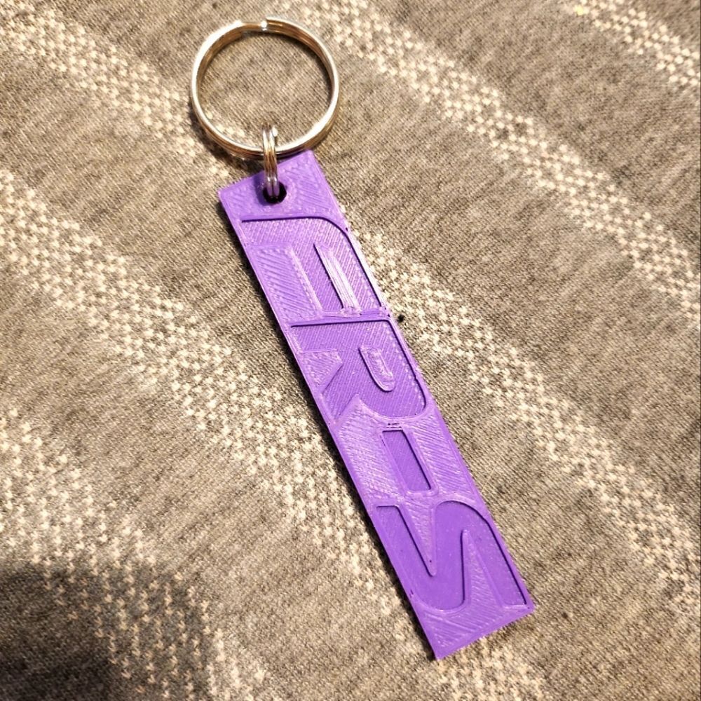 Matte Purple FRS Keychain